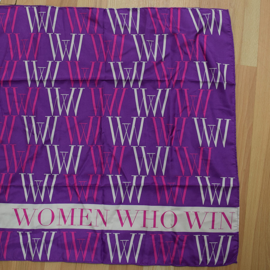 WOMEN WHO WIN™  100% Silk Scarf